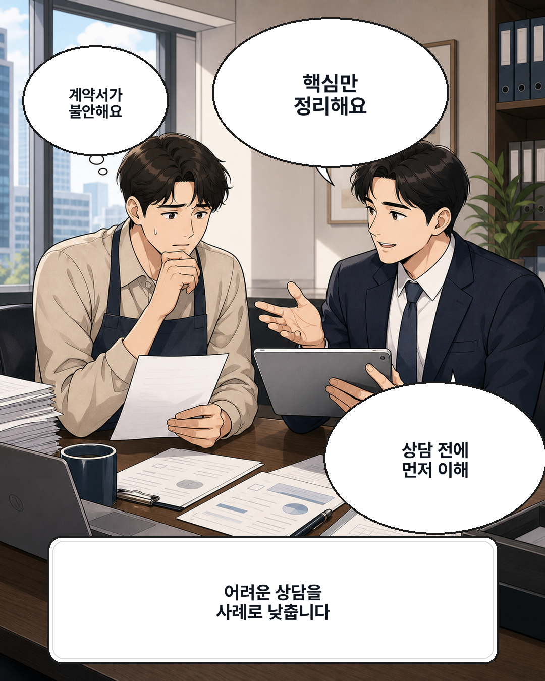 전문직 인스타툰 샘플